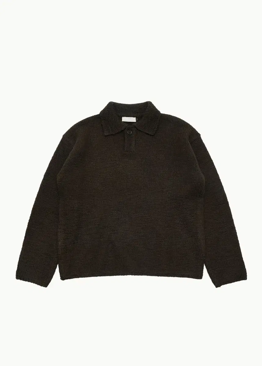 AMOMENTO ONE BUTTON COLLAR KNIT (M)